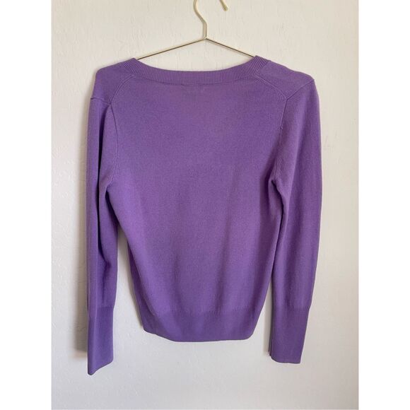 J.CREW V Neckline Cashmere Sweater Size Medium - Picture 3 of 5